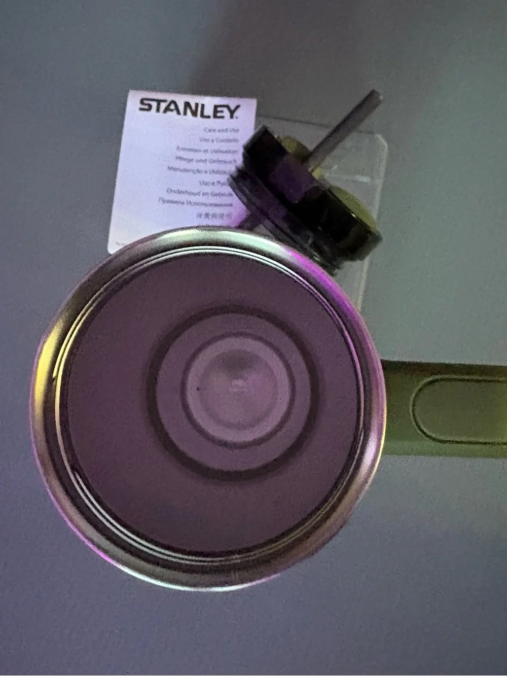 Stanley Olive Green Insulated Quencher Mug with Black Lid